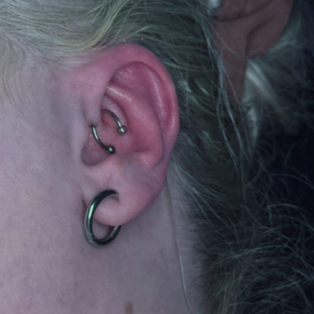 Daith piercing | Outliers ink birmingham studio