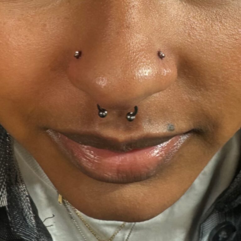 Septum piercing | Outliers ink piercing studio birmingham