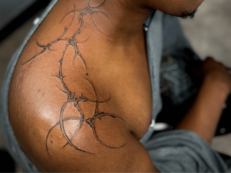 Tattoo black and brown Skin Outliers Ink Tattoo Studio Birmingham